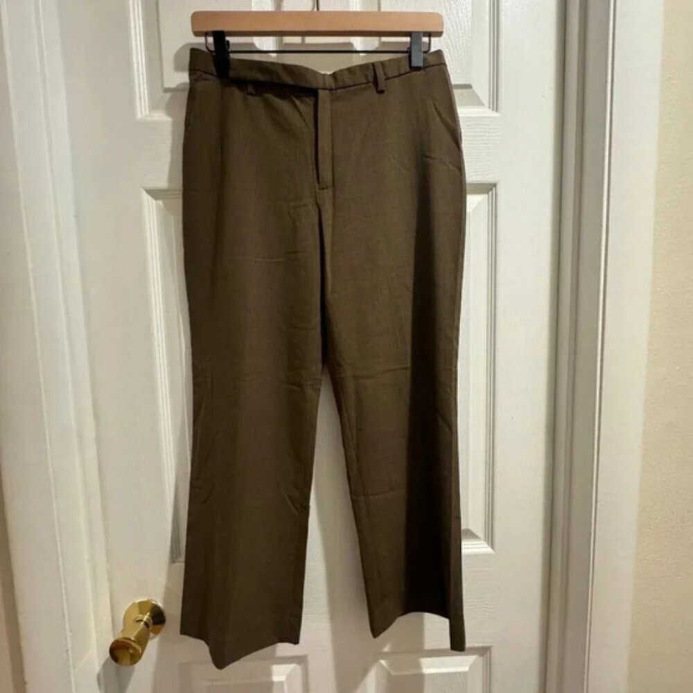 Vintage Gap Cropped Stretch Wool Blend Trousers